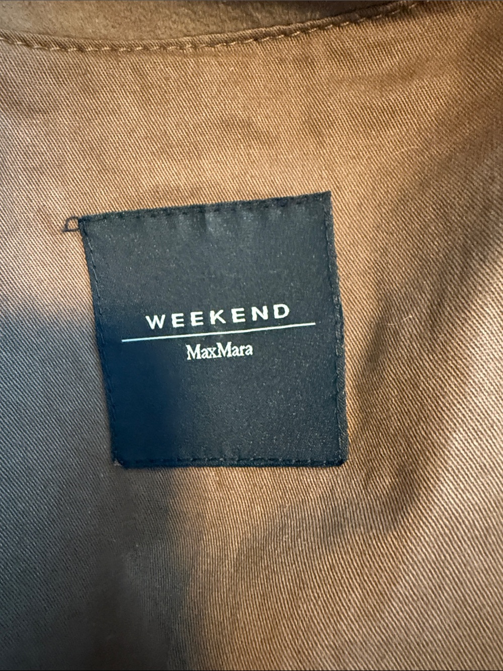 Weekend Max Mara Camel Suede Long Trench Coat - Picture 10 of 13